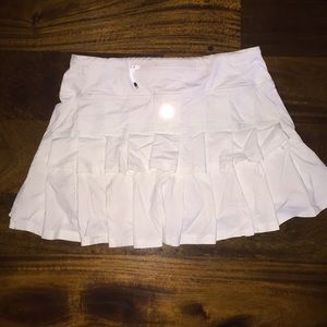 Lululemon tennis skirt with built in spandex
